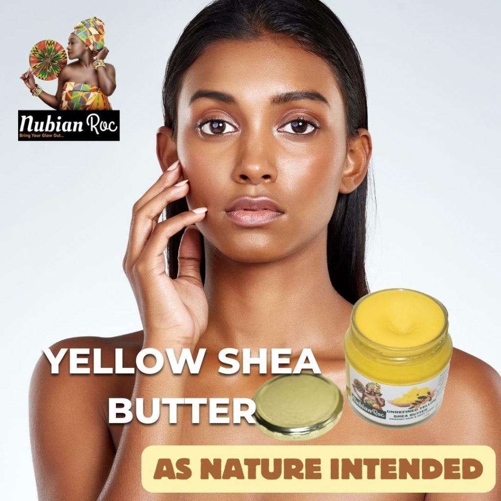 Nubian Roc Yellow Shea Butter Post