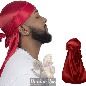 Silky Satin Durag Men's Cap Hat Doo Rag Biker Smooth Head Wrap