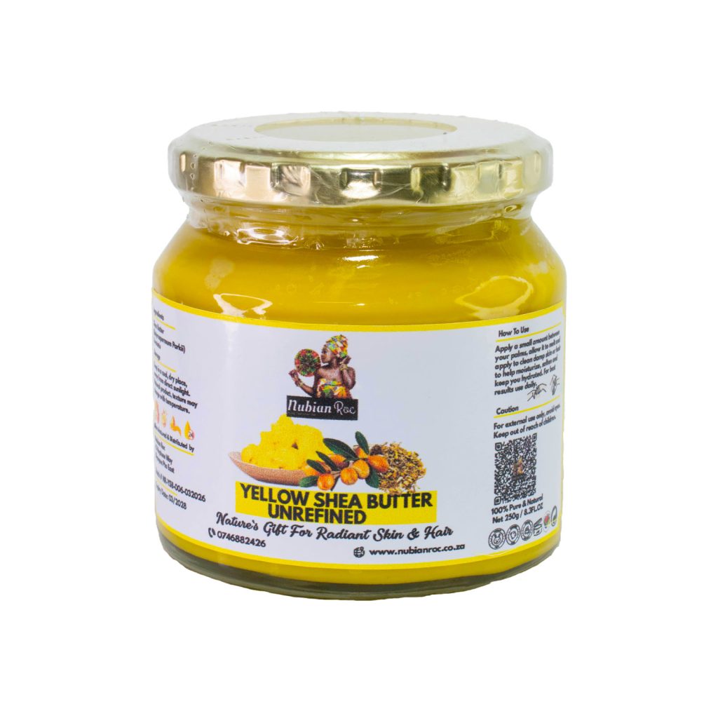 Nubian Roc Unrefined Yellow Shea Butter (250g)