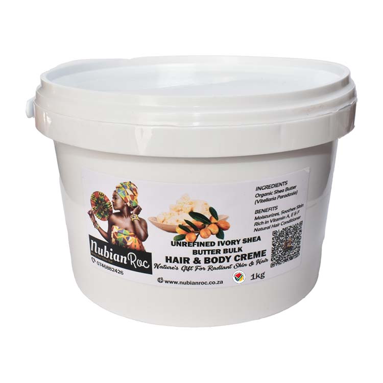 DR. ADORABLE Premium Unrefined Raw White Shea Butter - Organic, You Pick Size